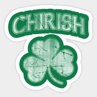 Chirish Shamrock Sticker